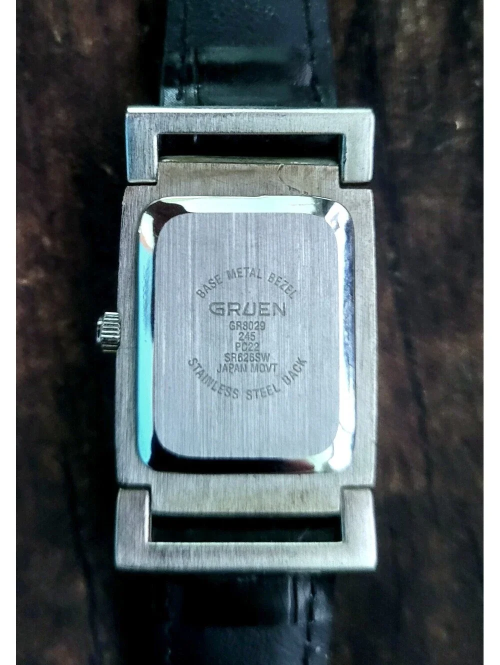 Rare Embassy Gruen Vintage Women's Hinged Lug Tank Watch